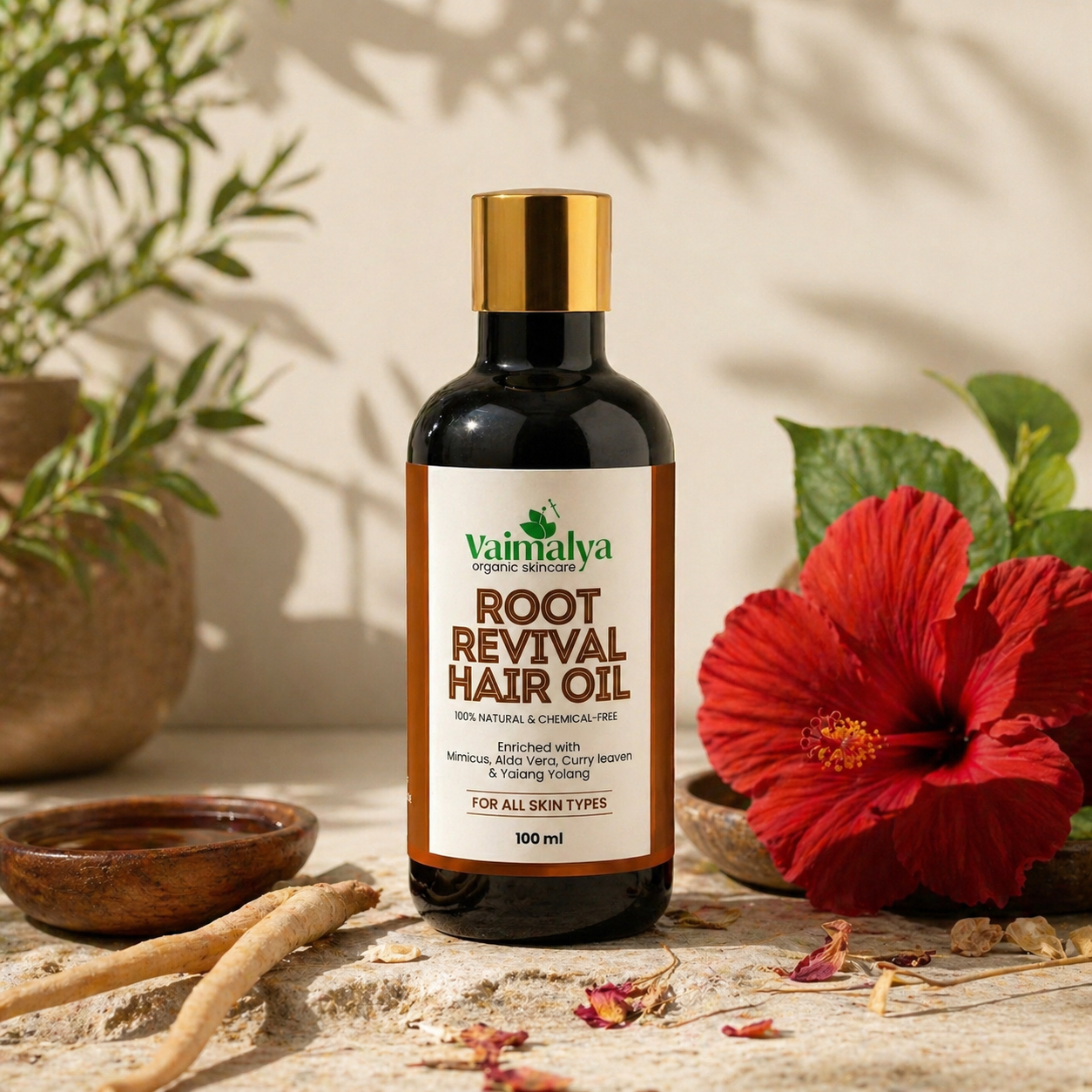Vaimalya Root Revival Hair Oil | Natural Herbal Oil for Hair Growth & Scalp Care